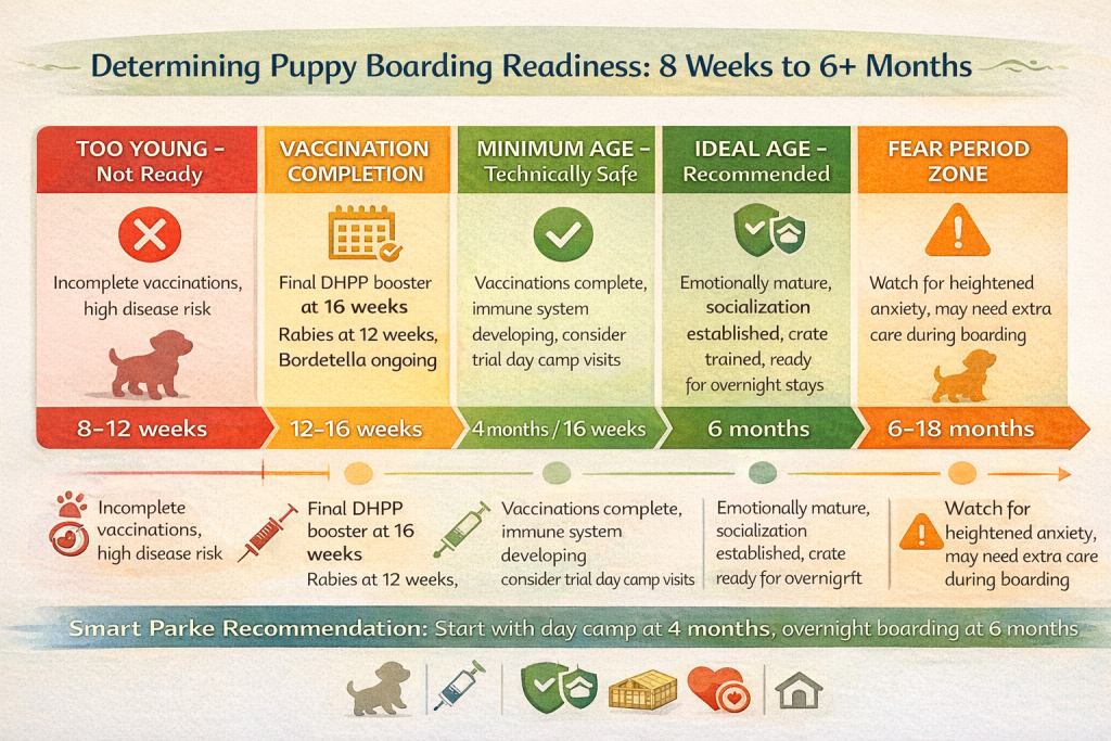 Determining Puppy Boarding Readiness