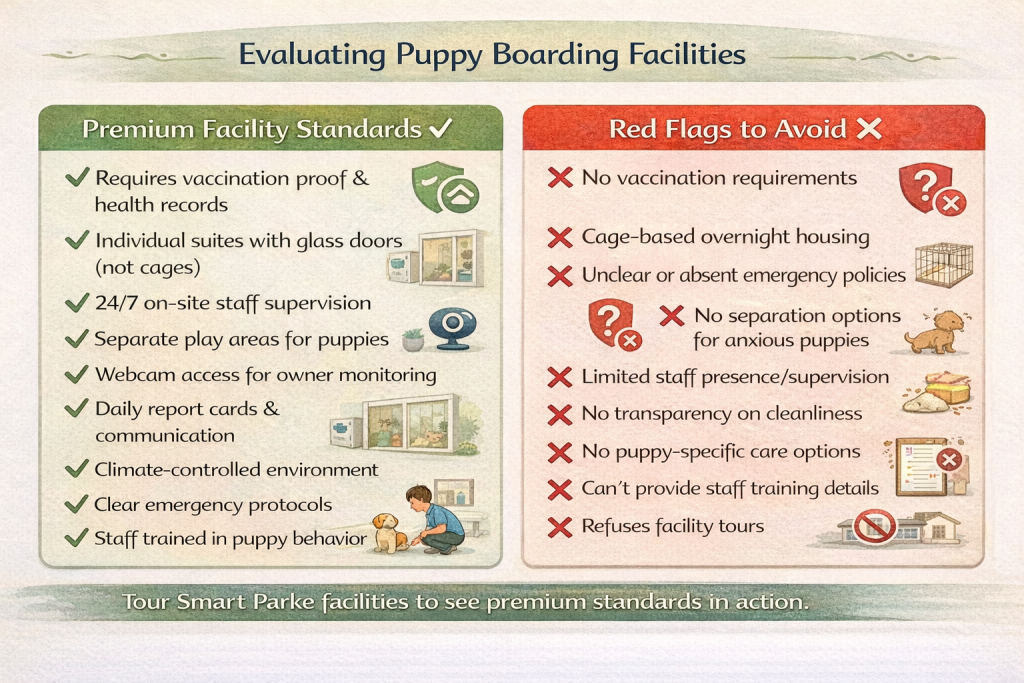 Evaluating Puppy Boarding Facilities