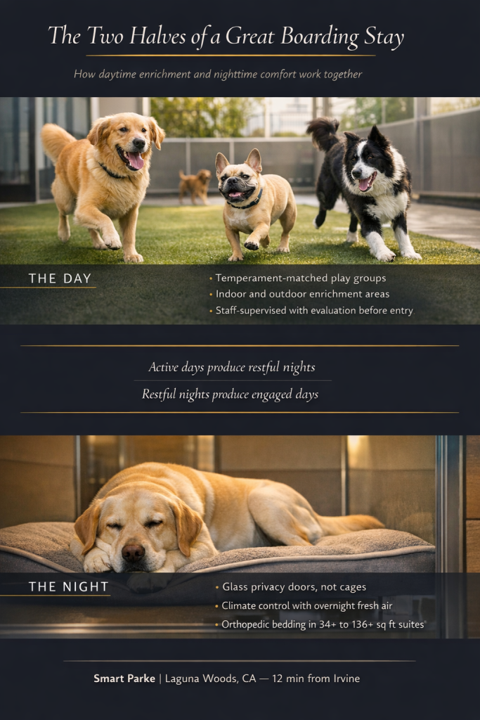 Two Halves of a Great Boarding Stay